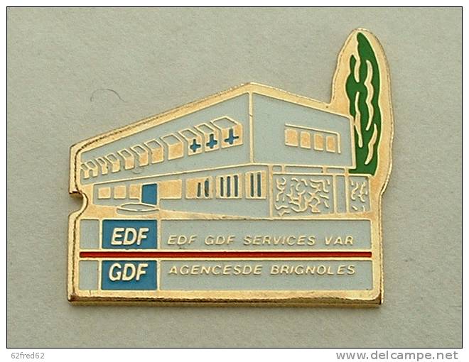PIN´S EDF GDF SERVICES -- BRIGNOLES VAR - EDF GDF