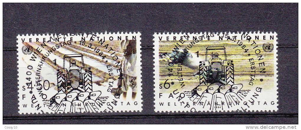 NATIONS  UNIES  VIENNE   1984   OBLITERATIONS  CENTRALES - Usati