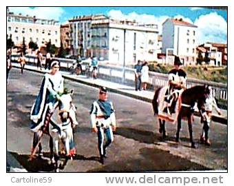 FAENZA FIGURANTI PALIO  SUL PONTE  CAVALLO HORSE  V1969  CQ12839 - Faenza