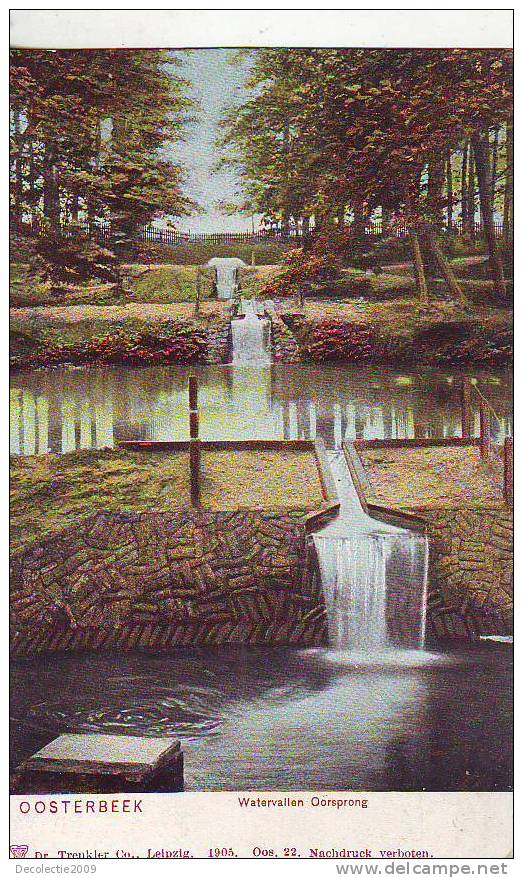 B4014 Netherland Oosterbeek Watervallen Oorsprong 1908 Used Perfect Shape - Oosterbeek