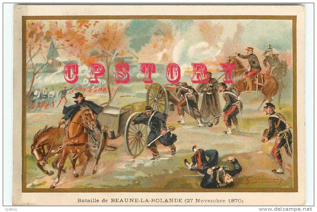 45 - BEAUNE La ROLANDE - Bataille Du 27 Novembre 1870 - Guerre - Détails Au Dos - Beaune-la-Rolande