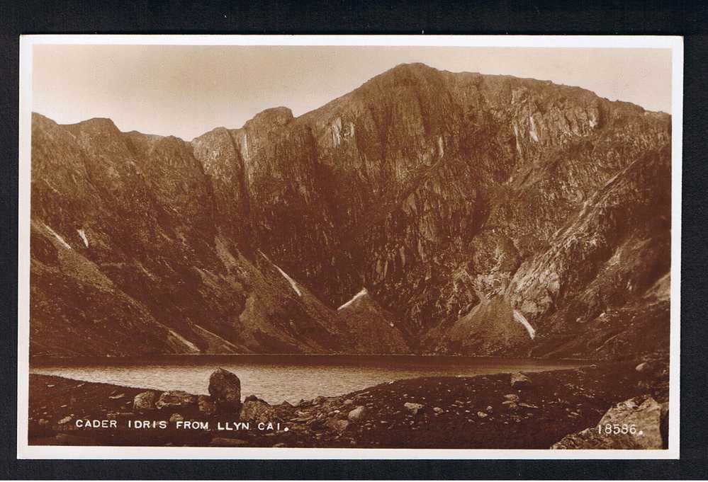 RB 583 - Real Photo Postcard Cader Idris From Llyn Cai Merionethshire Wales - Merionethshire