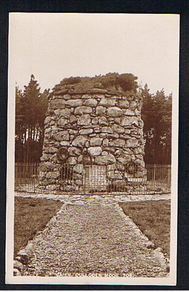 RB 584 - Early Real Photo Postcard Cairn Culloden Moor Inverness-shire Scotland - Inverness-shire
