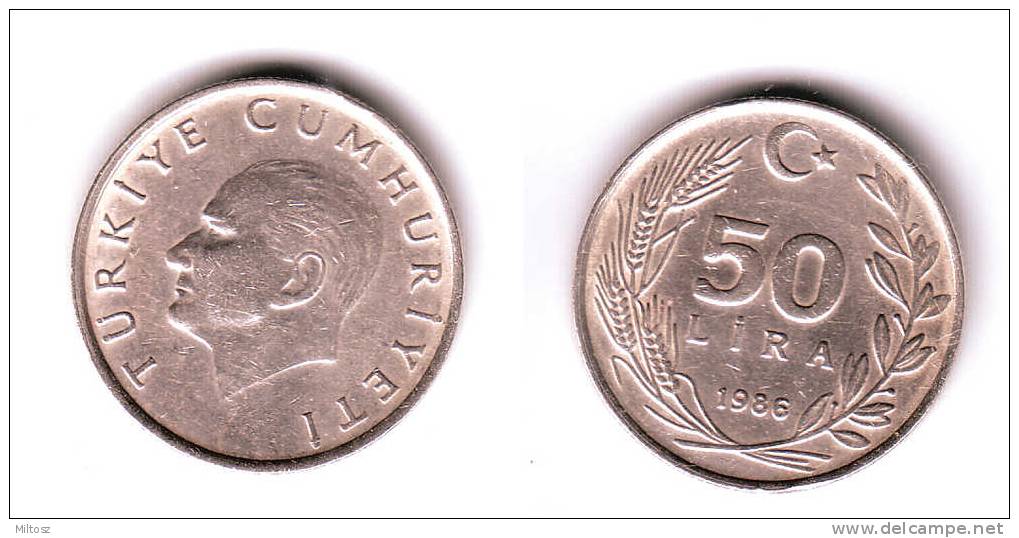 Turkey 50 Lira 1986 - Turquia