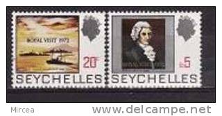 C1301 - Seychelles 1972 - Michel No.299-300 Neufs** - Seychelles (1976-...)