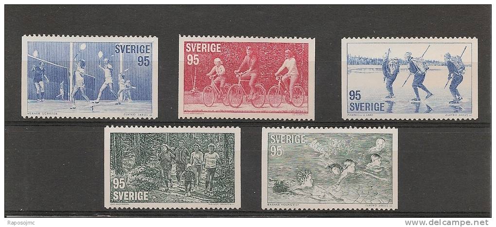 Suecia 1977, Deportes. - Nuevos