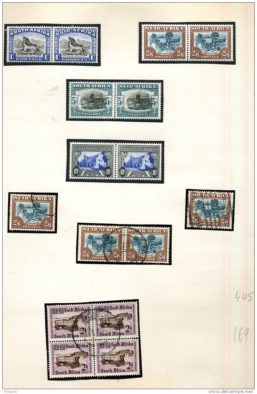 SOUTH AFRICA 1927   Rotogravure     Mint  Hinged And Used  * Ø    YV Entre 44/55 =184/185*  Cv: > 940 Euros - Unused Stamps