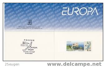 RUSSIA EUROPA CEPT 2001 BOOKLET MNH - 2001