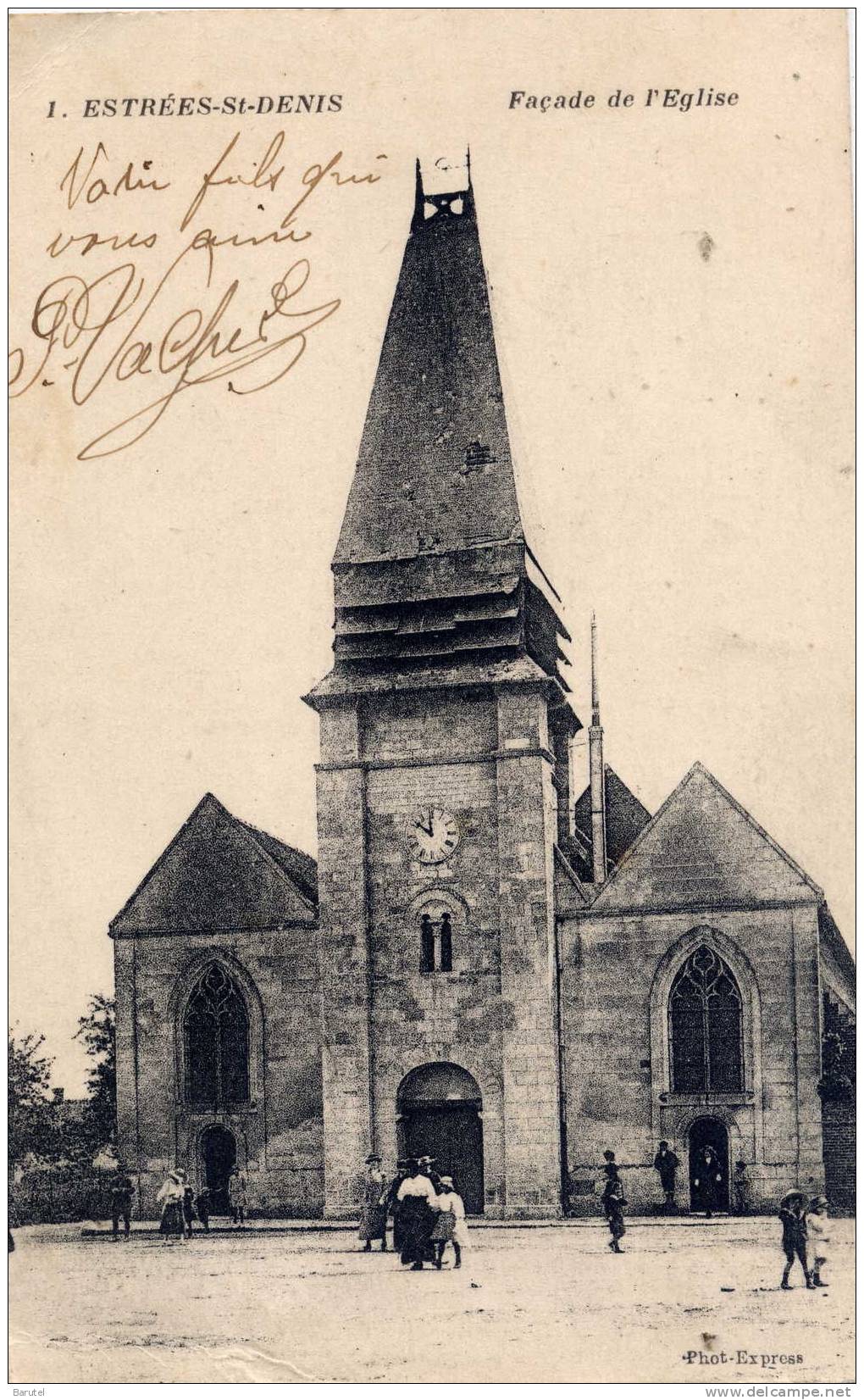 ESTREES SAINT DENIS - Façade De L´Eglise - - Estrees Saint Denis