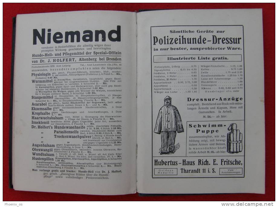 DER POLIZEIHUND - Police Dogs, Dressage, Around 1900., Berlin, Germany - Police & Military