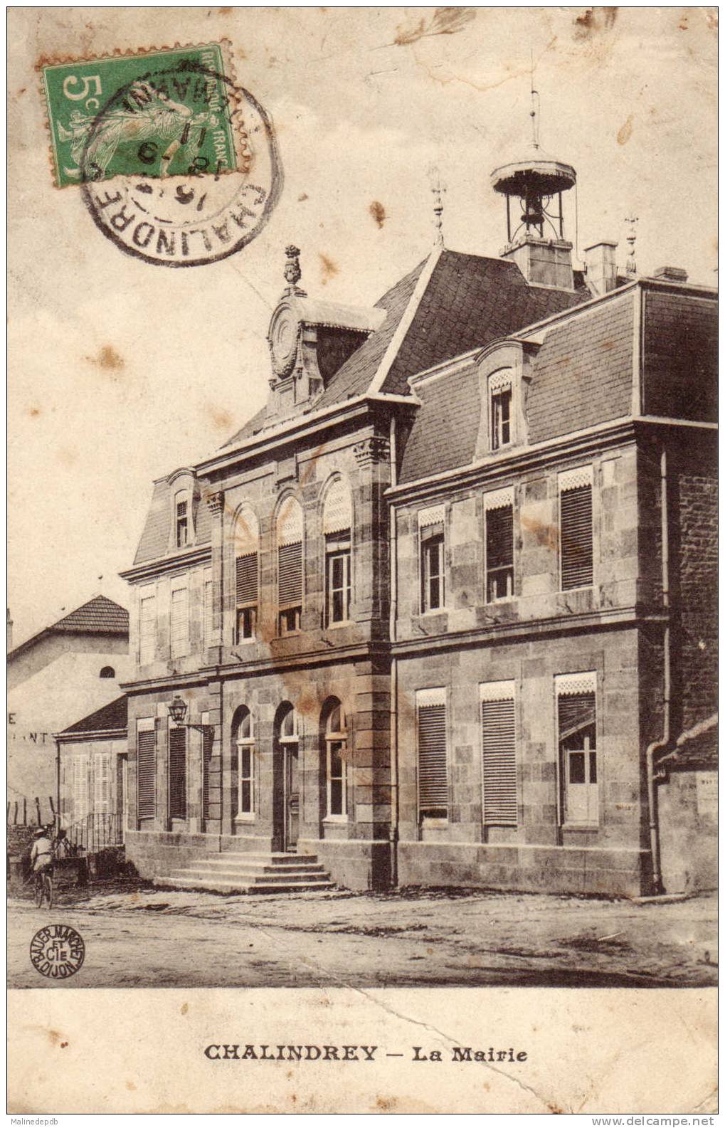 CPA 1911 - CHALINDREY - LA MAIRIE - Chalindrey