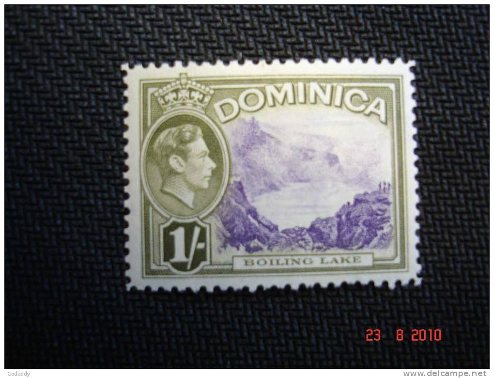 Dominica 1938 KG VI  1/-  SG106  MH - Dominica (...-1978)