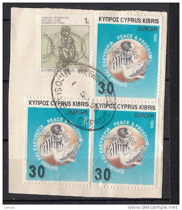 CYPRUS - 50 YEAR SINCE THE LIBERATION FROM NAZI CONCENTRATION CAMPS - REGISTERED (4456) - Used Stamps