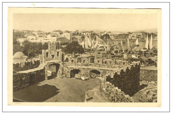 RP: Rodi (Rhodes) , Greece, 1910s ; La Citta Murata A Contatto Con La Vitta Nuova - Greece