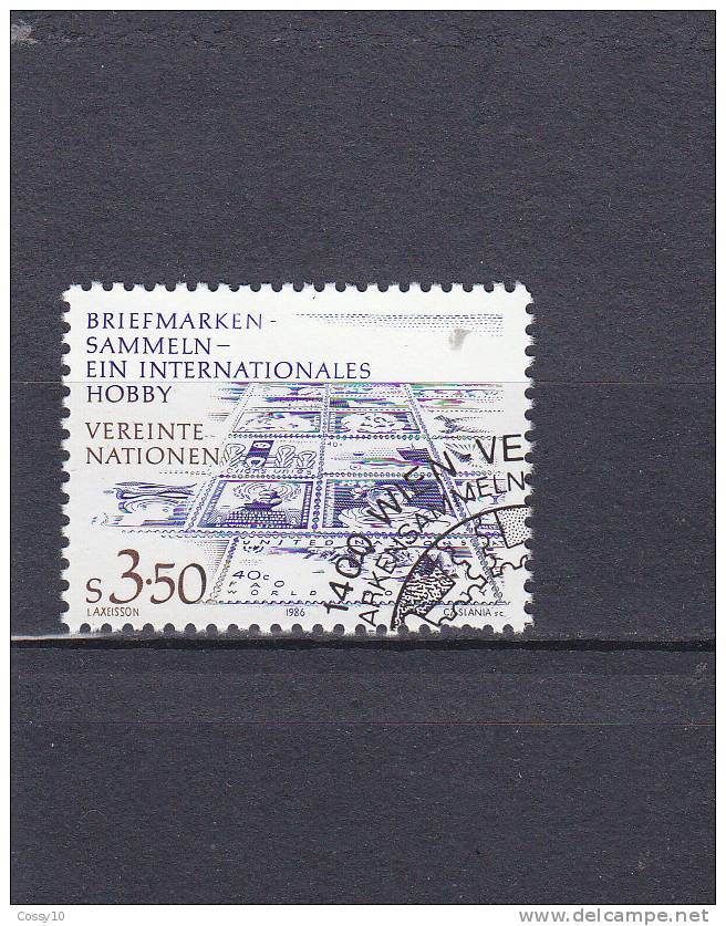 NATIONS  UNIES  VIENNE   1986  N° 60    OBLITERE    CATALOGUE YVERT - Usados