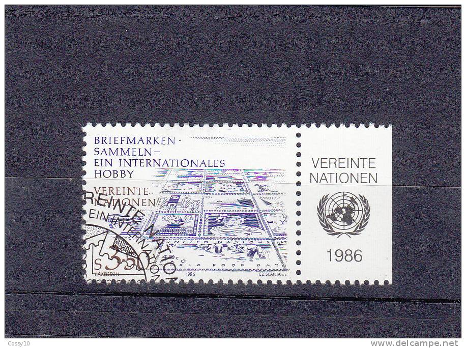 NATIONS  UNIES  VIENNE   1986  N° 60    OBLITERE    CATALOGUE YVERT - Oblitérés