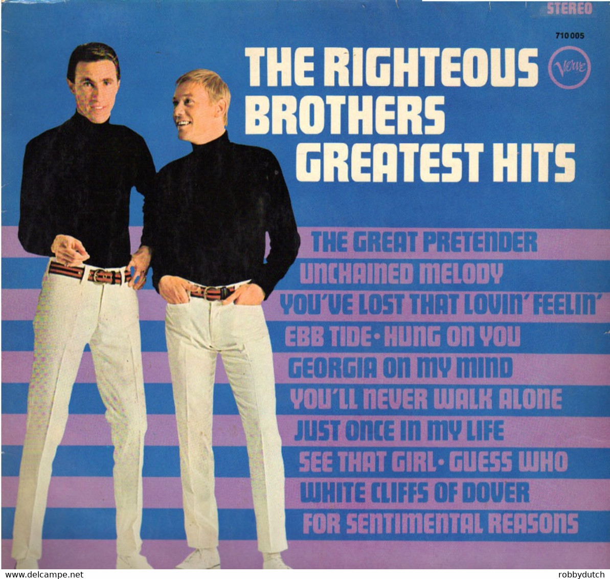 * LP *  RIGHTEOUS BROTHERS - GREATEST HITS (Germany 1967 On Verve Records!) - Disco, Pop