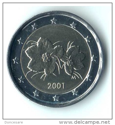 ** 2 EUROS FINLANDE 2001 PIECE NEUVE ** - Finlandía