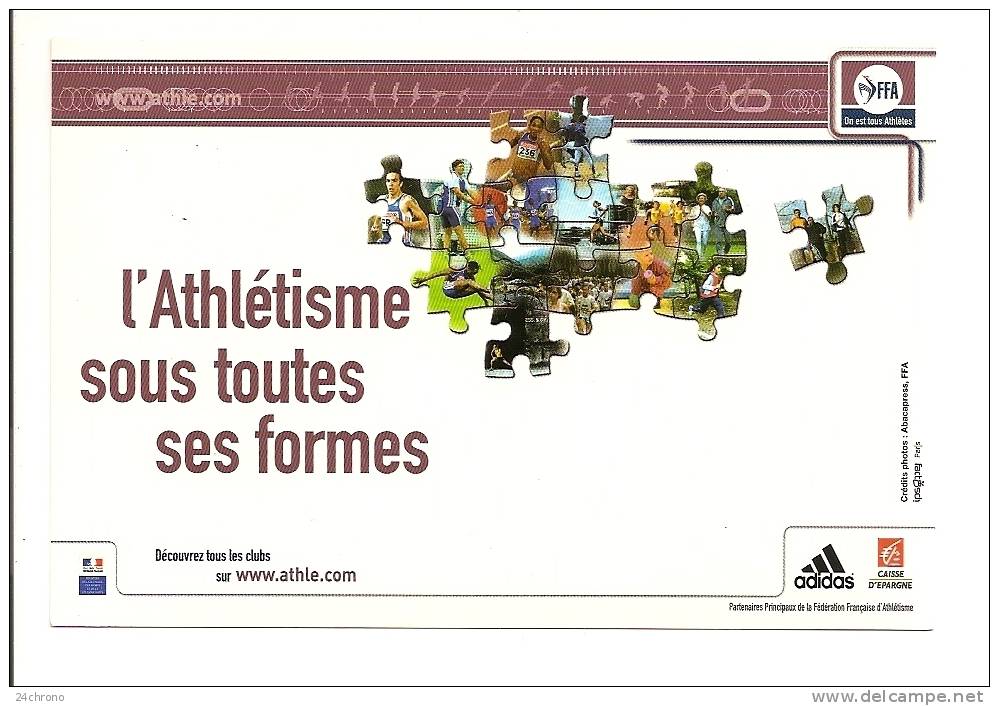 L' Athletisme Sous Toutes Ses Formes, Puzzle, Photos Abacapress, FFA (10-2101) - Atletiek