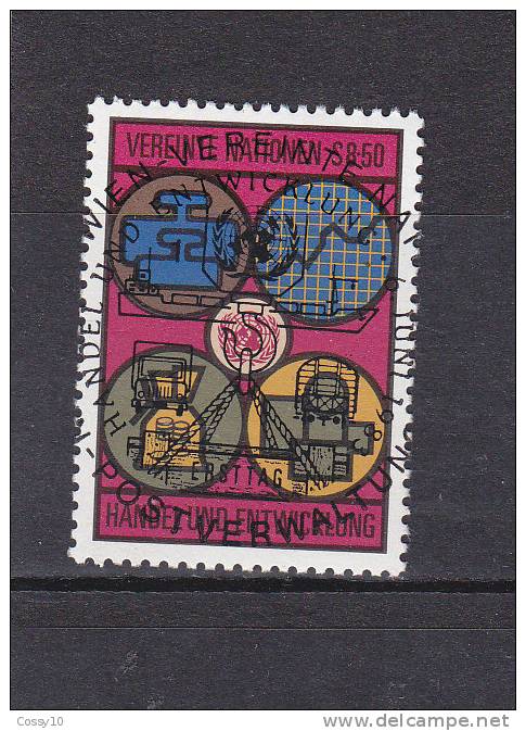 NATIONS  UNIES  VIENNE   1983    N° 35   OBLITERATION CENTRALE     CATALOGUE YVERT - Oblitérés