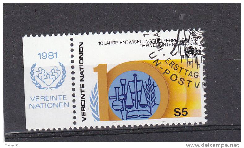 NATIONS  UNIES  VIENNE   1981    N° 21   OBLITERE     CATALOGUE YVERT - Used Stamps