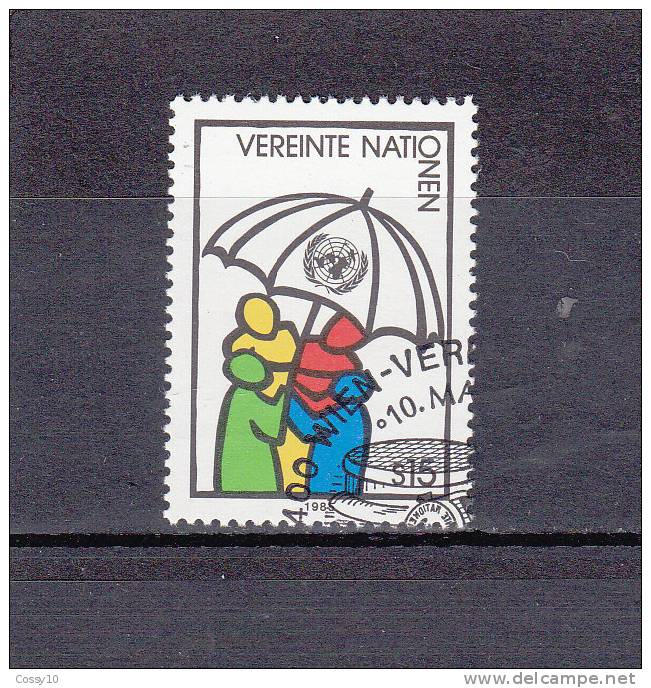 NATIONS  UNIES  VIENNE   1985    N° 50   OBLITERE     CATALOGUE YVERT - Used Stamps