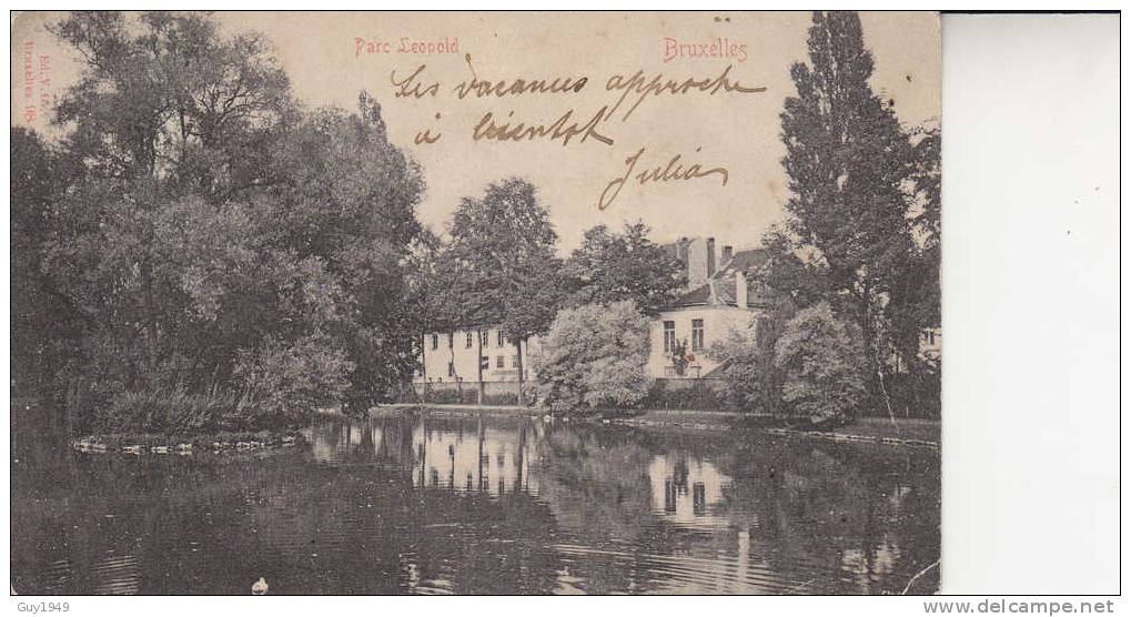 PARK LEOPOLD 1910 - Cafés, Hôtels, Restaurants