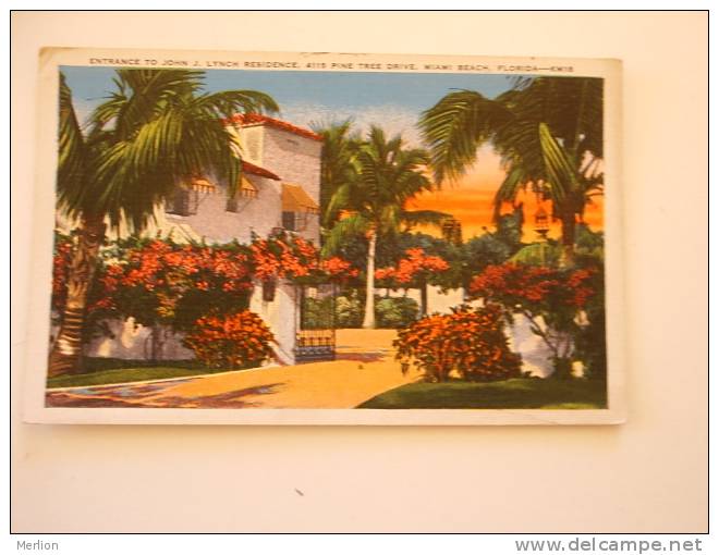 US - Florida - Miami Beach - John J. Lynch Residence -Pine Tree Drive     D69949 - Miami Beach