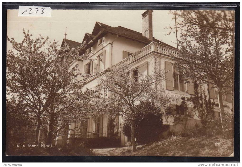 Peseux, Villa Mont-Riant Vers 1921 (1273) - Peseux