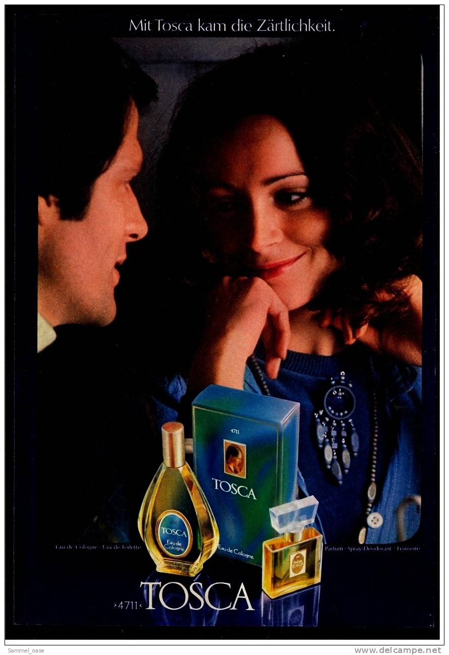 Reklame Werbeanzeige 1973 ,   TOSCA  -  Mit Tosca Kam Die Zärtlichkeit - Sonstige & Ohne Zuordnung