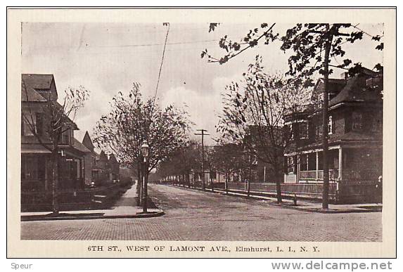 Elmhurst, Long Island: 6th Street, West Of Lamont Avenue. - Other & Unclassified