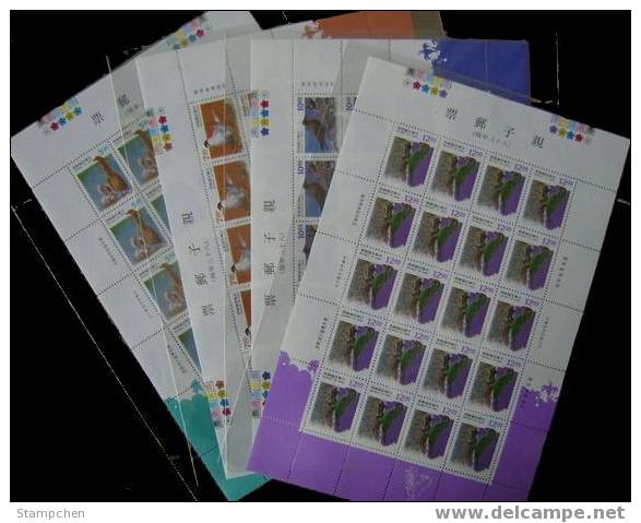 1994 Bird ( Parent-Child ) Stamps Sheets Love Tern Bittern Barbet Noddy Brood Fauna Mother - Mother's Day