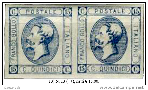 Italia-A.00013 - 1963 - Sassone: N.13 (++) MNH - Bella Coppia Orizzontale - Privi Di Difetti Occulti. - Neufs