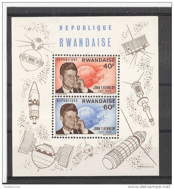 Rwanda: BF 5 *  John Kennedy - Kennedy (John F.)