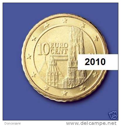 ** 10 CENT AUTRICHE 2010 PIECE NEUVE ** - Austria