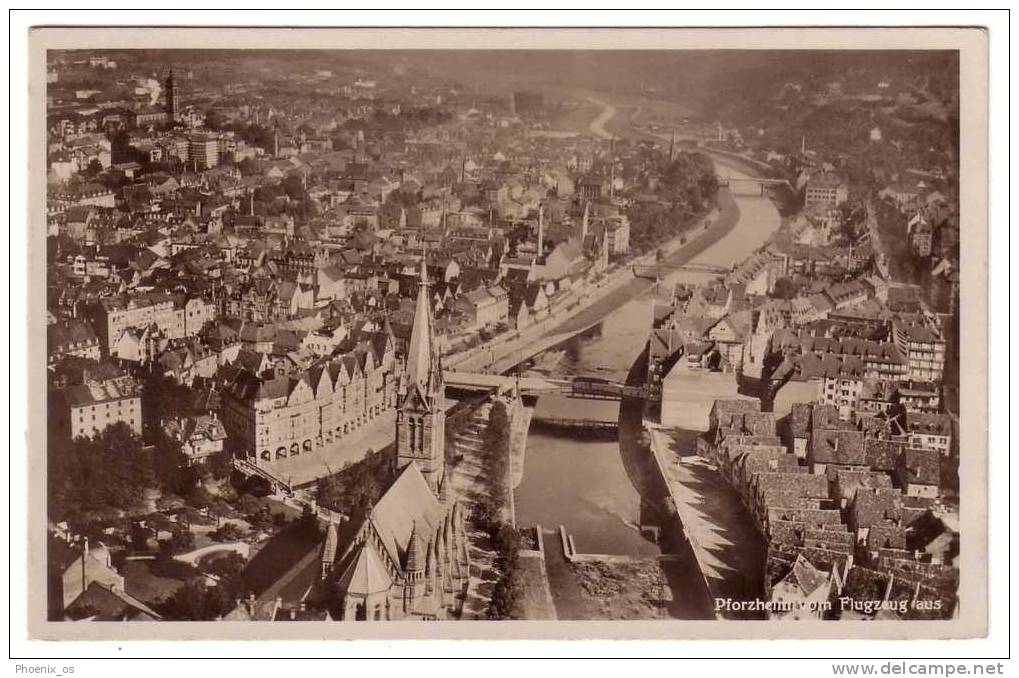 GERMANY - Pforzheim, General View, Year 1932 - Pforzheim