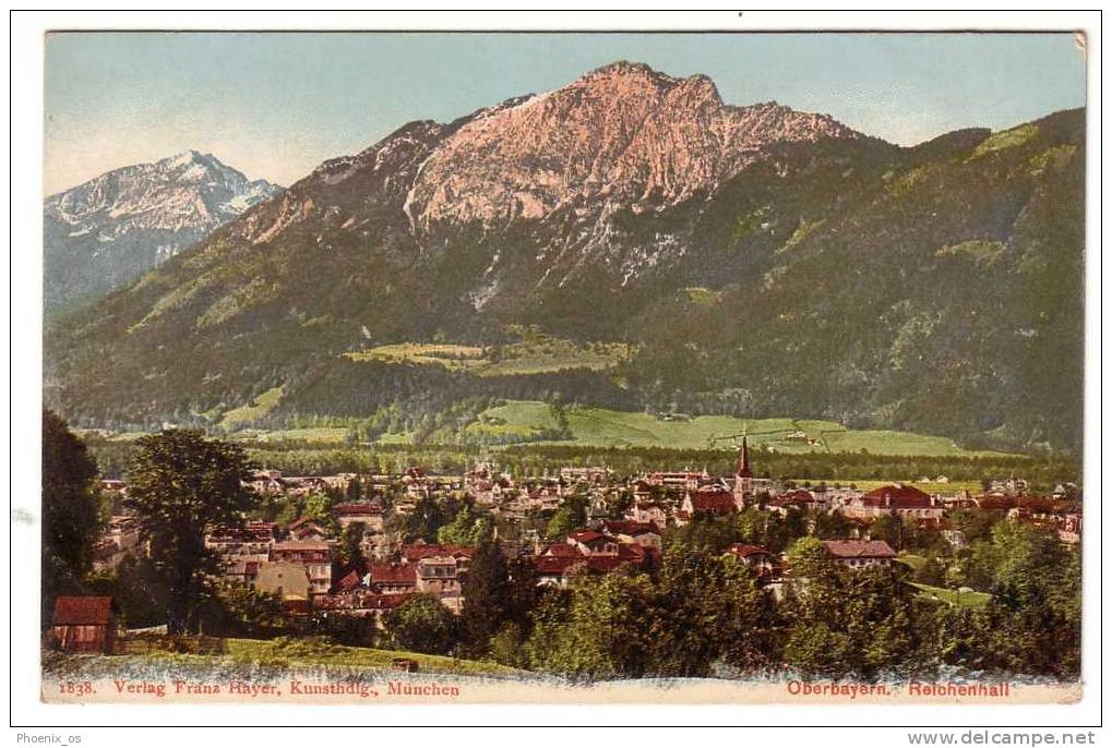 GERMANY - Bad Reichenhall, General View, Old Postcard - Bad Reichenhall