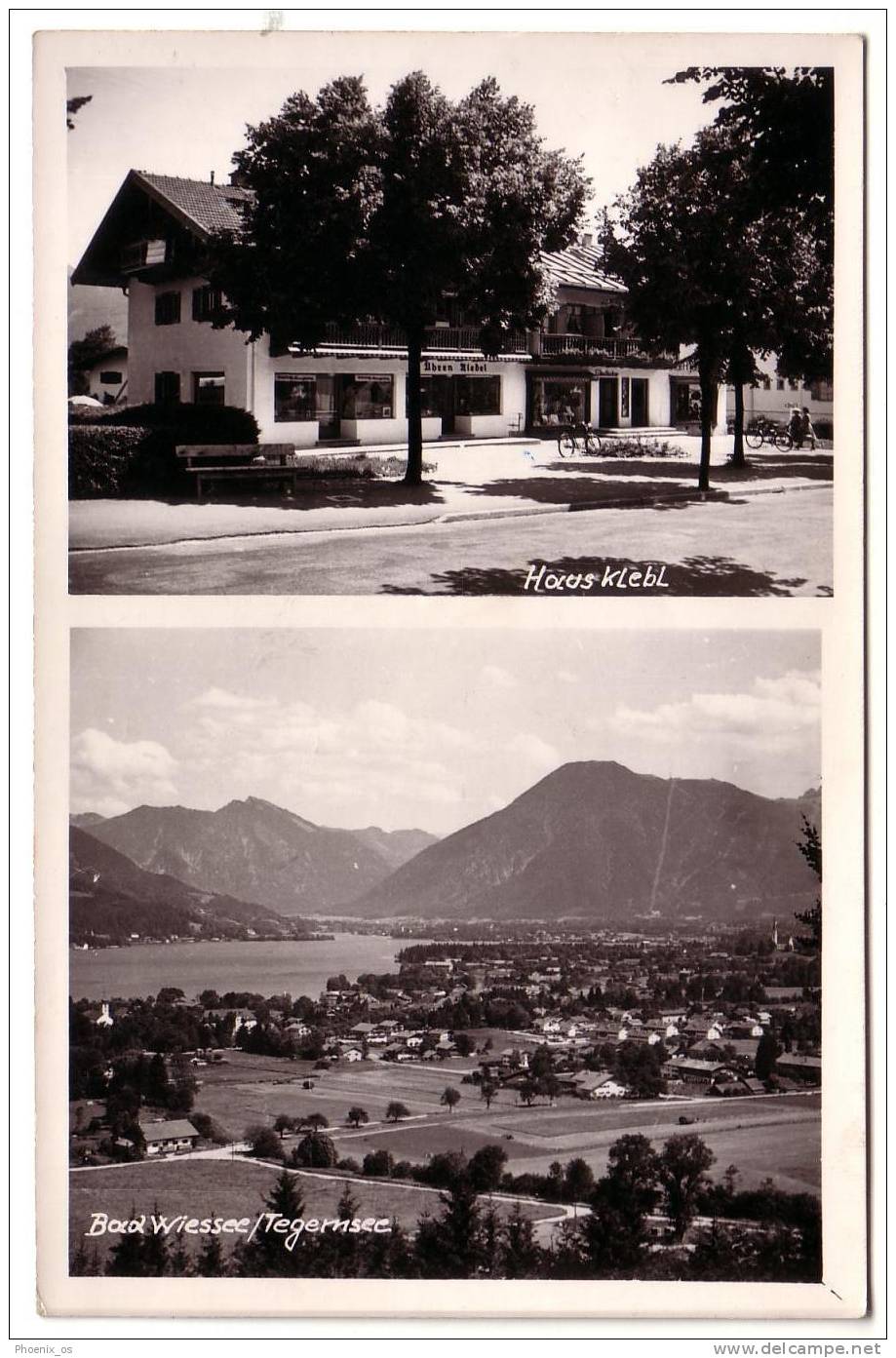 GERMANY - Bad Wiessee, Two Pictures, Year 1956 - Bad Wiessee