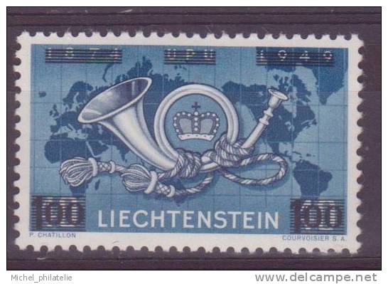 LIECHTENSTEIN N° 250** NEUF SANS CHARNIERE U.P.U  SURCHARGE - Neufs