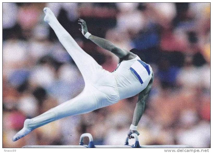 Gymnastics - Pommel Horse, China Postcard - Gymnastics