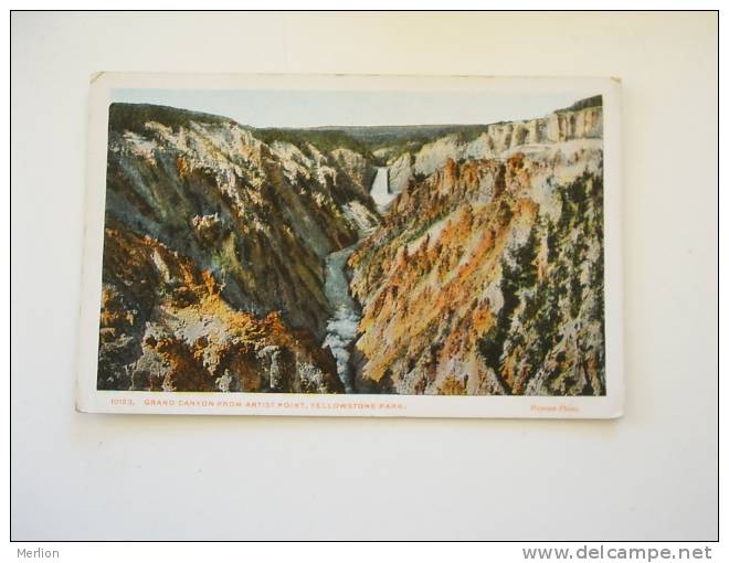 US -Wyoming - Yellowstone Park   -Grand Canyon From Artist Point  -  -  Ca 1910-20    D70033 - Sonstige & Ohne Zuordnung