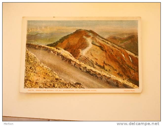 US -Wyoming - Yellowstone Park   -From The Summit Of Mt. Washburn  -  -  Ca 1910-20    D70034 - Sonstige & Ohne Zuordnung