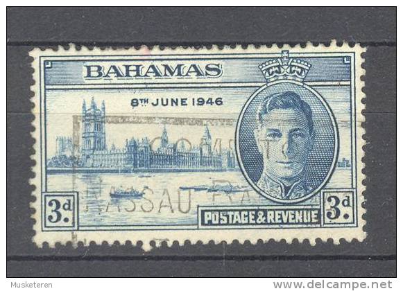 Bahamas 1938 SG. 177    3d. King George VI. Victory - 1859-1963 Colonie Britannique