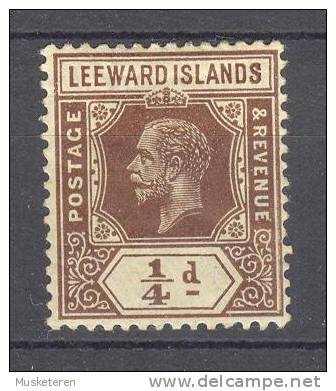 Leeward Islands 1912-22 SG. 46    1/4d. King George V MH* - Leeward  Islands