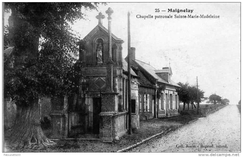 60 MAIGNELAY  CHAPELLE PATRONALE SAINTE MARIE MADELEINE - Maignelay Montigny