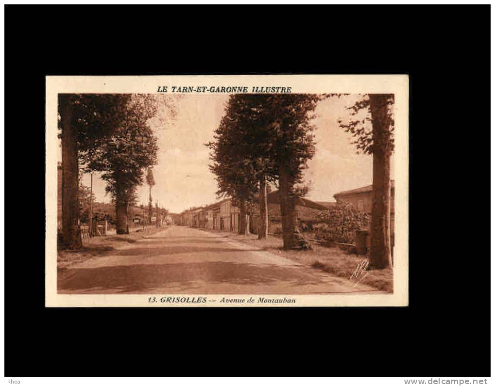 82 - GRISOLLES - 13 - Avenue De Montauban - Grisolles