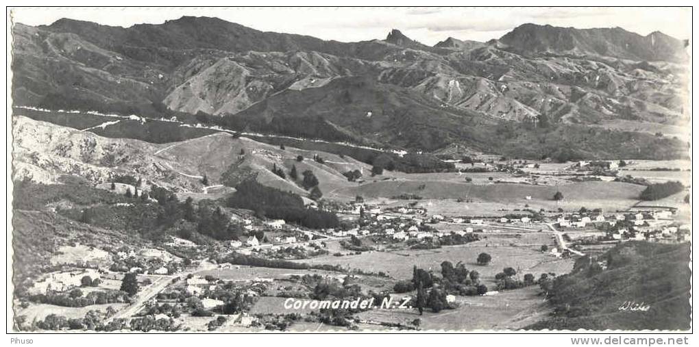 NZ-10    COROMANDEL : Panorama ( Size 10 X 20,5 Cm) - New Zealand