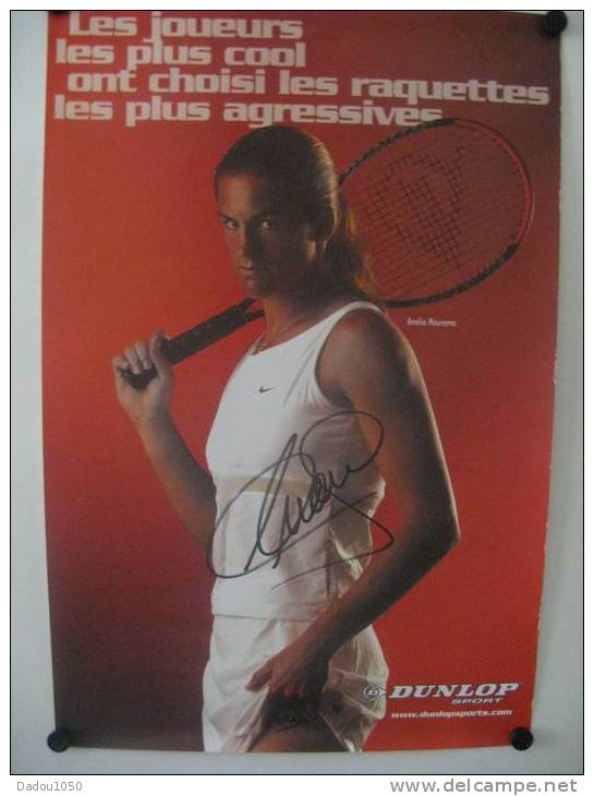 Tennis AMELIE MAURESMO - Handtekening