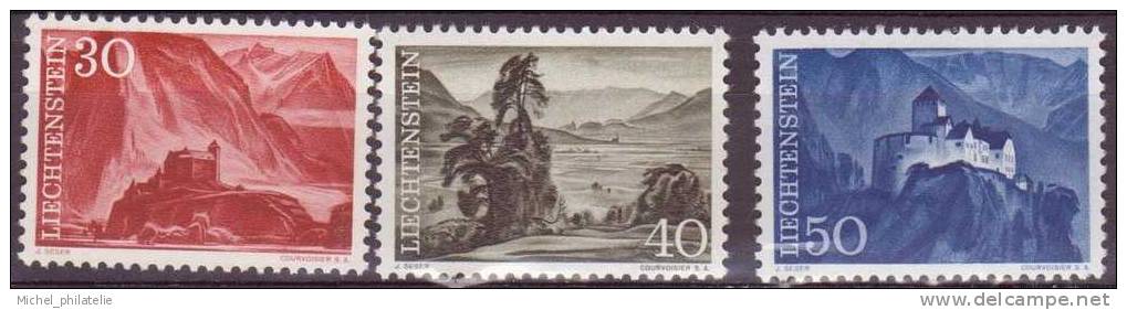 ⭐ Liechtenstein - YT N° 344 à 345 A ** - Neuf Sans Charnière ⭐ - Unused Stamps