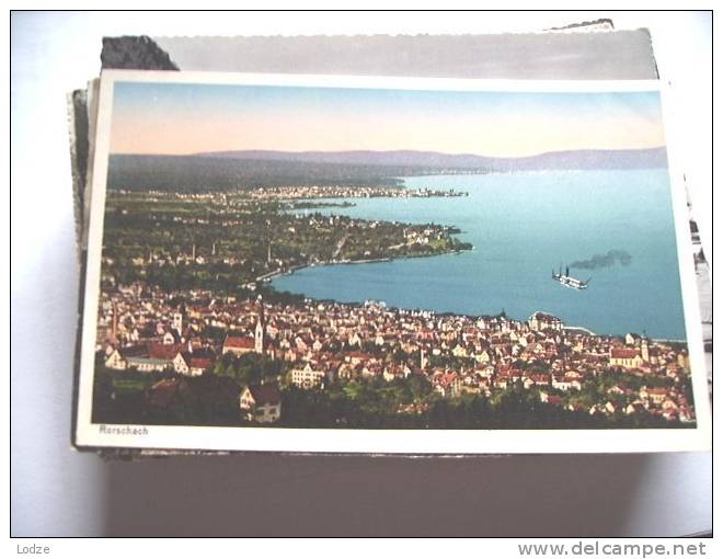 Zwitserland Suisse Schweiz SG Rorschach Panorama Mit See - Rorschach